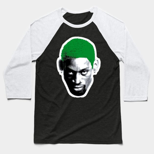 rodzilla-dennis Rodman design Baseball T-Shirt by MN-STORE